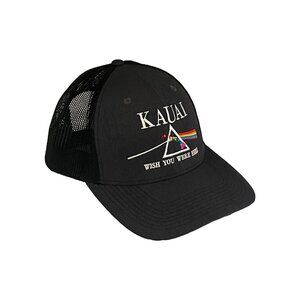 Kauai Trucker Hat — Mesh Snapback Adjustable Baseball Cap — Pink Floyd-Inspired
